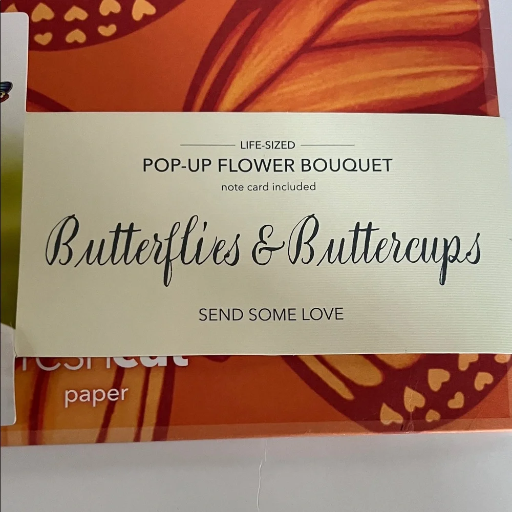 Butterflies & Buttercups Pop-Up Flower Bouquet perfect for Mother’s day